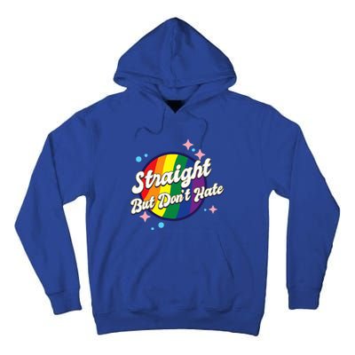 LGBTQIA+ Pride Rainbow Support Tall Hoodie