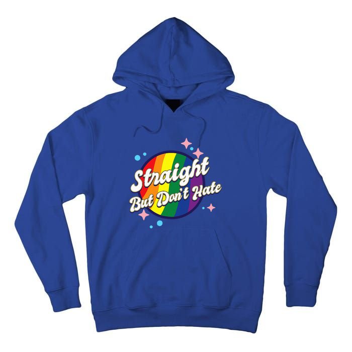 LGBTQIA+ Pride Rainbow Support Tall Hoodie