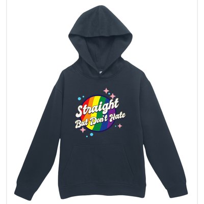 LGBTQIA+ Pride Rainbow Support Urban Pullover Hoodie