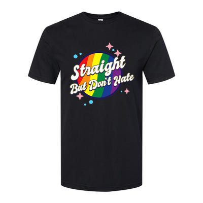 LGBTQIA+ Pride Rainbow Support Softstyle CVC T-Shirt