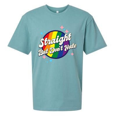 LGBTQIA+ Pride Rainbow Support Sueded Cloud Jersey T-Shirt