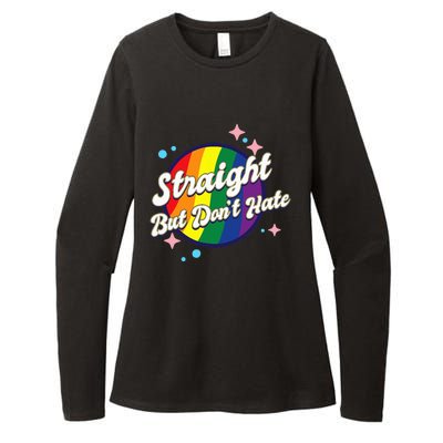 LGBTQIA+ Pride Rainbow Support Womens CVC Long Sleeve Shirt