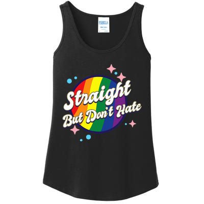 LGBTQIA+ Pride Rainbow Support Ladies Essential Tank