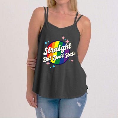 LGBTQIA+ Pride Rainbow Support Women's Strappy Tank