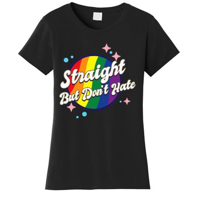 LGBTQIA+ Pride Rainbow Support Women's T-Shirt