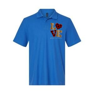 Love Plaid Red Leopard Preschool Teacher Valentines Day Gift Softstyle Adult Sport Polo