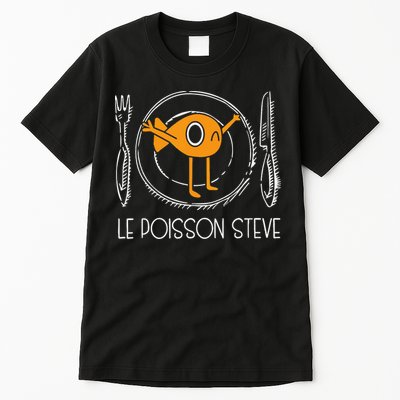 Le Poisson Steve Funny Fish Meme Tall T-Shirt