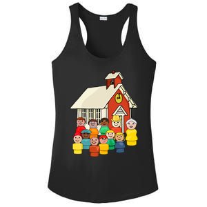 Little People School House Ladies PosiCharge Competitor Racerback Tank