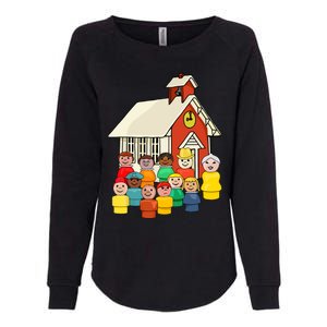 Little People School House Womens California Wash Sweatshirt