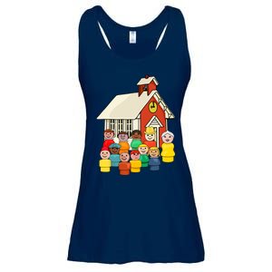 Little People School House Ladies Essential Flowy Tank