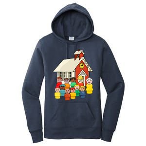 Little People School House Women's Pullover Hoodie