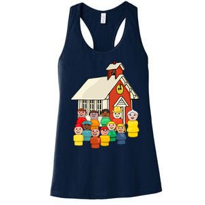 Little People School House Women's Racerback Tank