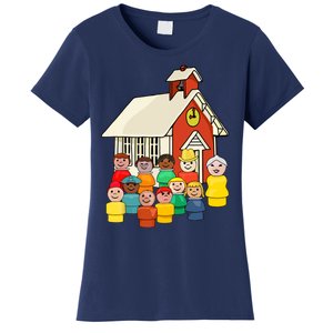 Little People School House Women's T-Shirt