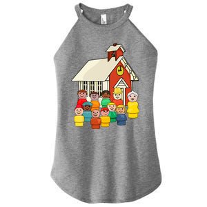 Little People School House Women's Perfect Tri Rocker Tank