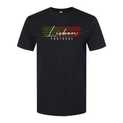 Lisbon Portugal Souvenir Softstyle CVC T-Shirt