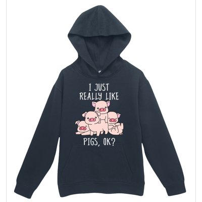 Love Pig Shirts Women Pig Gifts Pigs Cute Swine Urban Pullover Hoodie