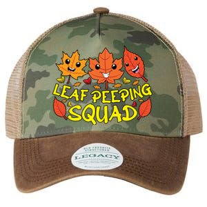 Leaf Peeping Squad Kawaii Autumn Foliage Maple Leaf Legacy Tie Dye Trucker Hat