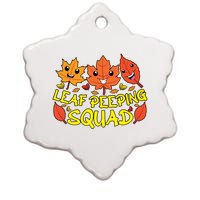 Leaf Peeping Squad Kawaii Autumn Foliage Maple Leaf Ceramic Star Ornament