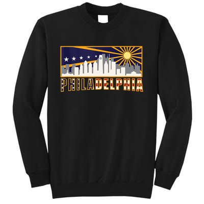 Love Philadelphia Skyline Downtown Cityscape Philly Souvenir Sweatshirt