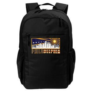 Love Philadelphia Skyline Downtown Cityscape Philly Souvenir Daily Commute Backpack