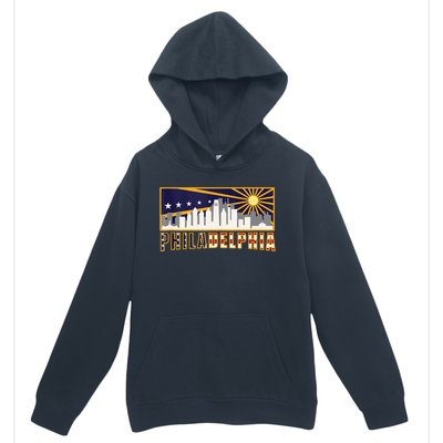 Love Philadelphia Skyline Downtown Cityscape Philly Souvenir Urban Pullover Hoodie