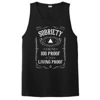 Living Proof Sobriety Anniversary Sober Aa Na Recovery PosiCharge Competitor Tank