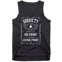 Living Proof Sobriety Anniversary Sober Aa Na Recovery Tank Top