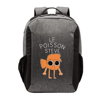 Le Poisson Steve Funny Fish Cartoon Trendy Meme Art Vector Backpack