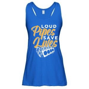 Loud Pipes Save Lives Mechanic Car Tools Garage Hobby Meaningful Gift Ladies Essential Flowy Tank