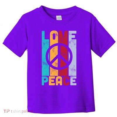Love Peace Freedom Vintage Hippie Toddler T-Shirt