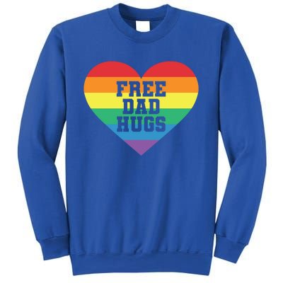 Lgbt Pride Social Movet Tee: Free Dad Hugs Cool Gift Sweatshirt