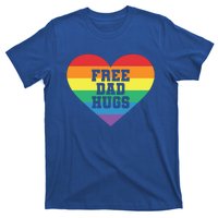 Lgbt Pride Social Movet Tee: Free Dad Hugs Cool Gift T-Shirt