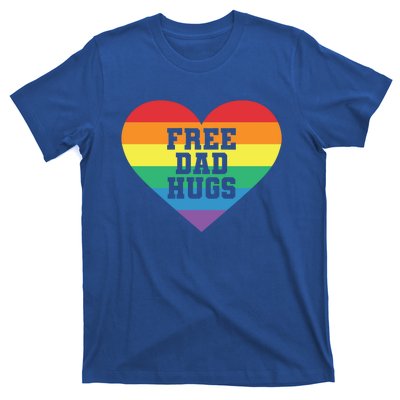 Lgbt Pride Social Movet Tee: Free Dad Hugs Cool Gift T-Shirt