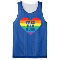 Lgbt Pride Social Movet Tee: Free Dad Hugs Cool Gift Mesh Reversible Basketball Jersey Tank