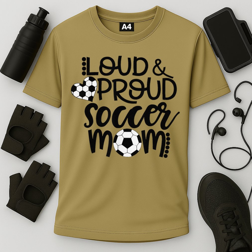 Loud Proud Soccer Mom MotherS Day Gift Cooling Performance Crew T-Shirt