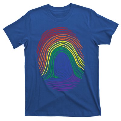 Lgbt Pride Social Movet Fingerprint Gift T-Shirt