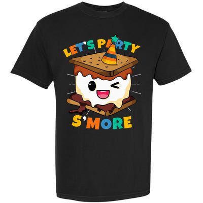 Let's Party S'more Camping Cute Smores Garment-Dyed Heavyweight T-Shirt