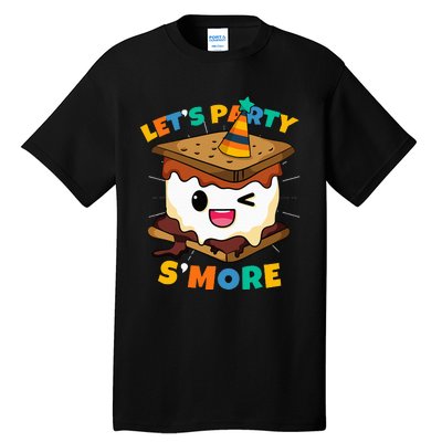 Let's Party S'more Camping Cute Smores Tall T-Shirt