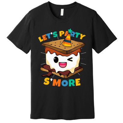 Let's Party S'more Camping Cute Smores Premium T-Shirt