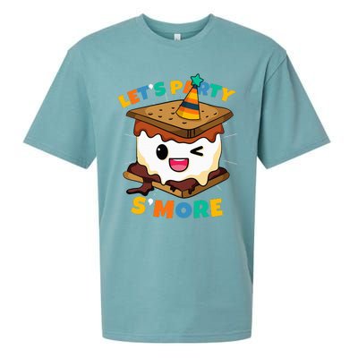 Let's Party S'more Camping Cute Smores Sueded Cloud Jersey T-Shirt