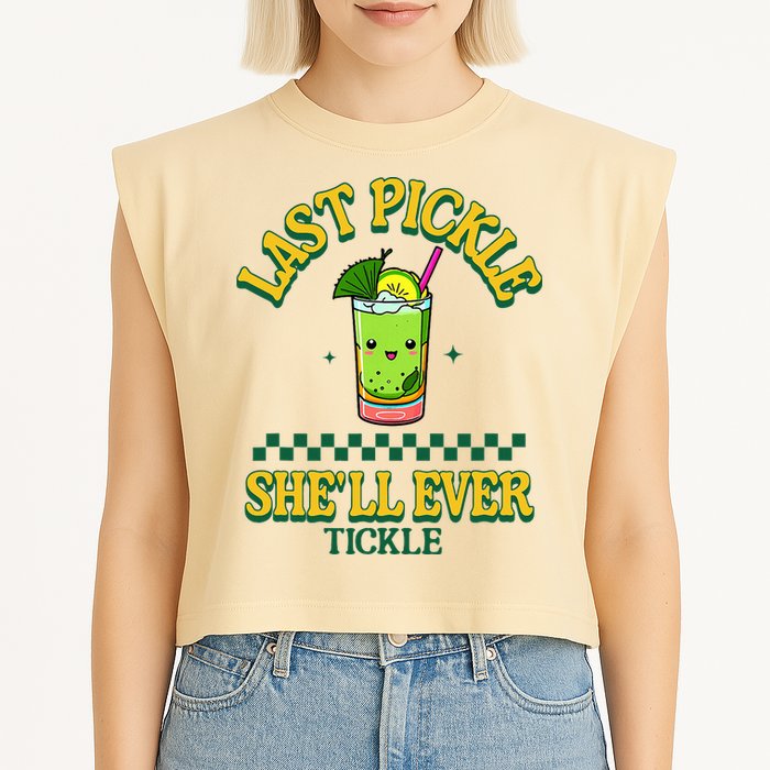 Last Pickle SheLl Ever Tickle Bachelorette Party Garment-Dyed Women's Muscle Tee