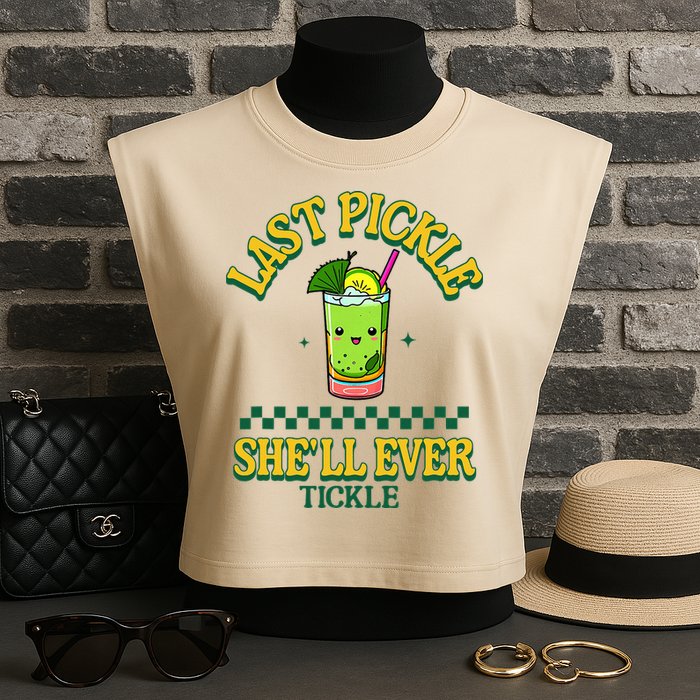 Last Pickle SheLl Ever Tickle Bachelorette Party Garment-Dyed Women's Muscle Tee