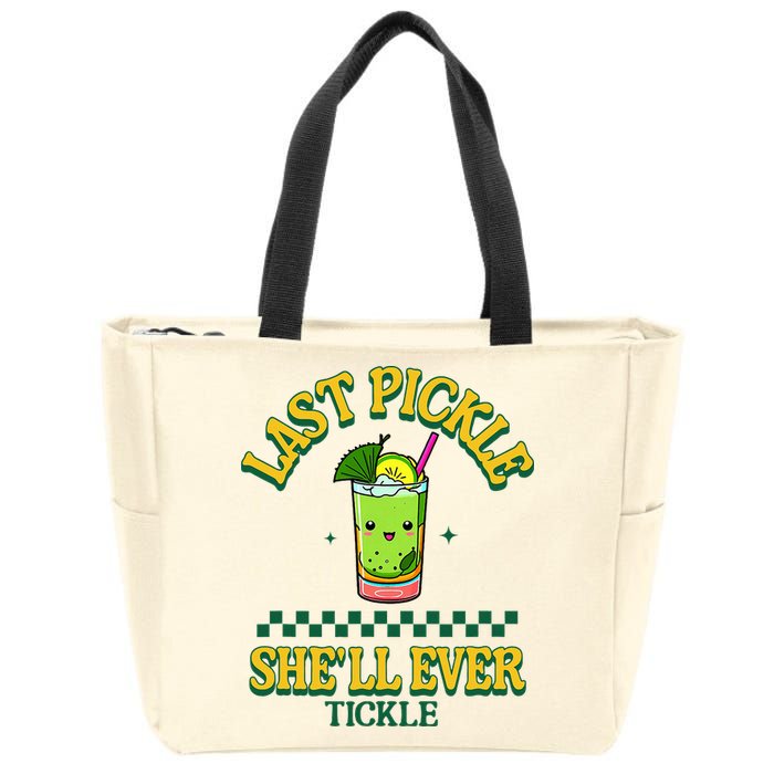 Last Pickle SheLl Ever Tickle Bachelorette Party Zip Tote Bag