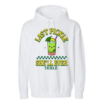 Last Pickle SheLl Ever Tickle Bachelorette Party Garment-Dyed Fleece Hoodie