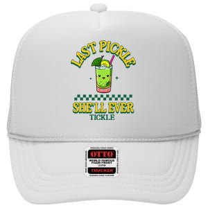 Last Pickle SheLl Ever Tickle Bachelorette Party High Crown Mesh Back Trucker Hat