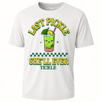 Last Pickle SheLl Ever Tickle Bachelorette Party Cooling Performance Crew T-Shirt