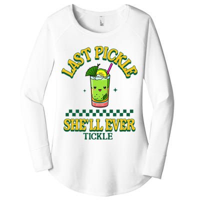Last Pickle SheLl Ever Tickle Bachelorette Party Women's Perfect Tri Tunic Long Sleeve Shirt