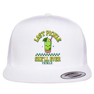 Last Pickle SheLl Ever Tickle Bachelorette Party Flat Bill Trucker Hat