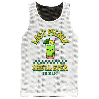 Last Pickle SheLl Ever Tickle Bachelorette Party Mesh Reversible Basketball Jersey Tank