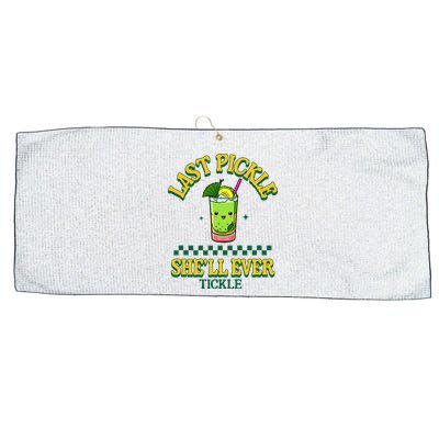 Last Pickle SheLl Ever Tickle Bachelorette Party Large Microfiber Waffle Golf Towel